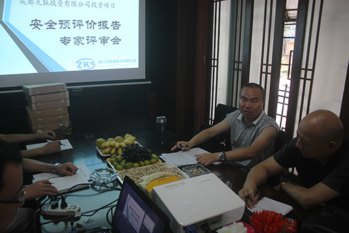 我公司7月14日召开金马镇同福村村道建设等项目安全预评价报告专家评审会议